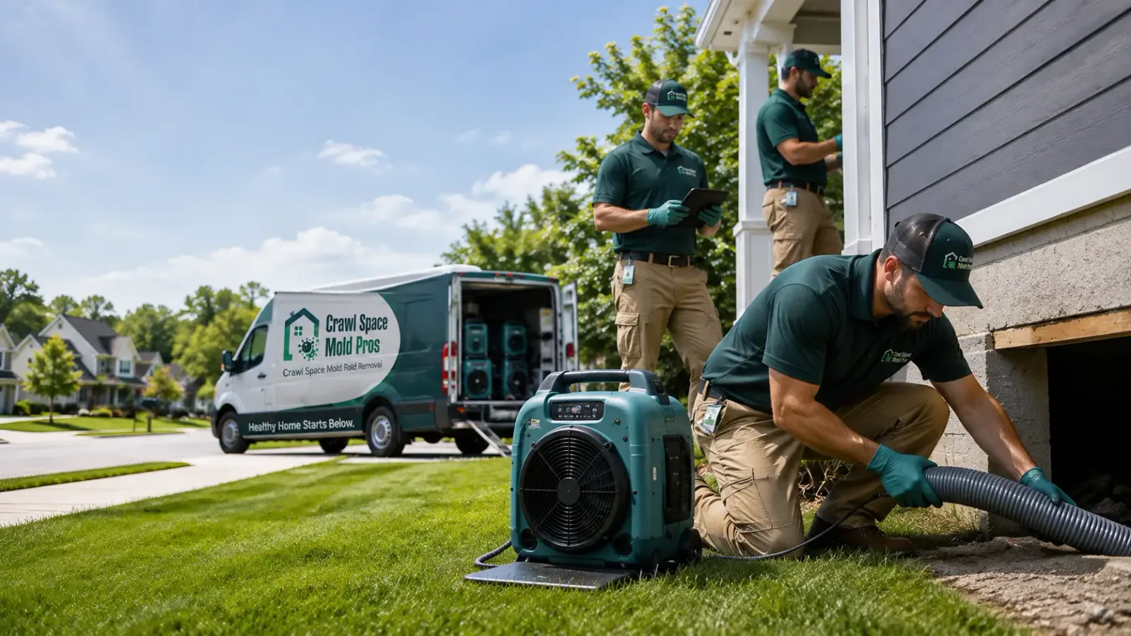 Crawl Space Mold Removal in Davisville, MO